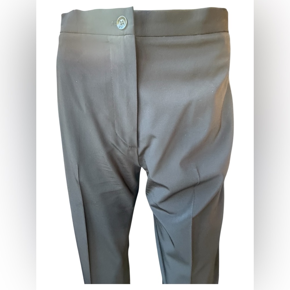 Vintage JIL SANDER  black light weight flat front trousers